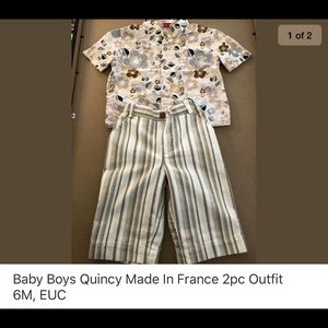 Baby boys Quincy Made in France outfit